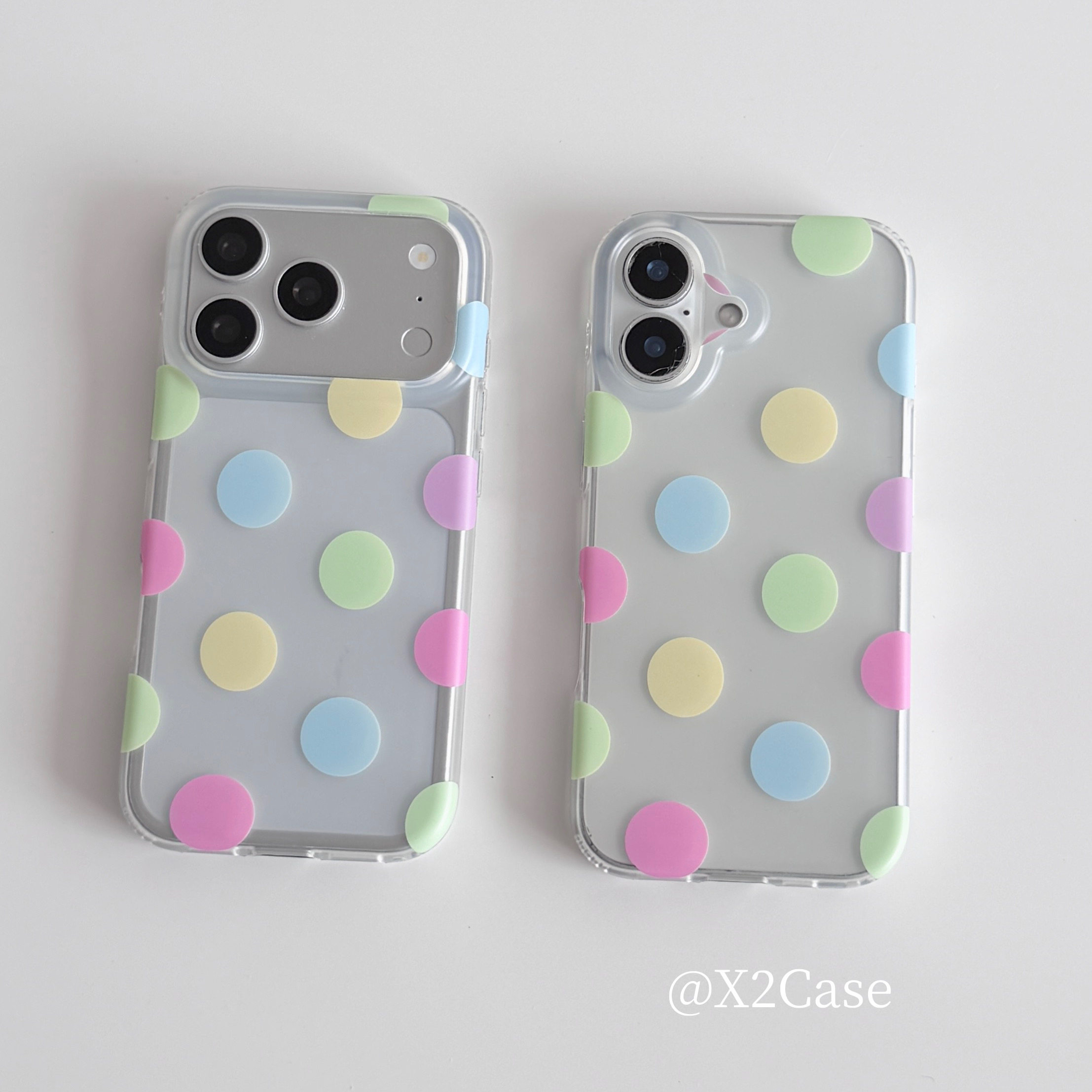 Phone Cases Xr Iphone - Korea Ins Colorful Polka Dots Matte