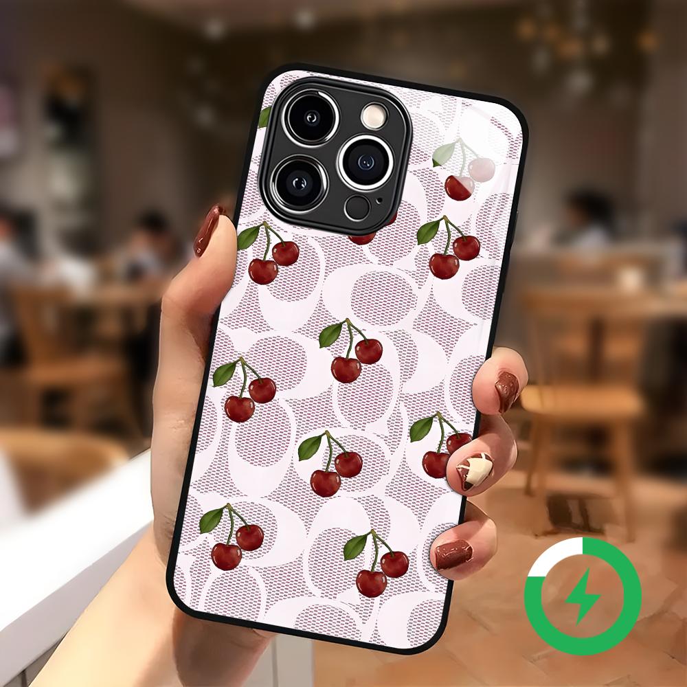 Cherry Luxury Pattern Phone Ca - Phone Cases For Iphone 16 ulasan dan harga
