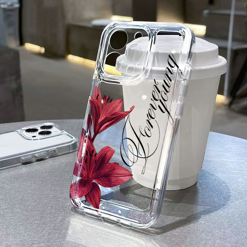 Burgundy Lily English Letter P - Phone Cases Xr Iphone ulasan dan harga