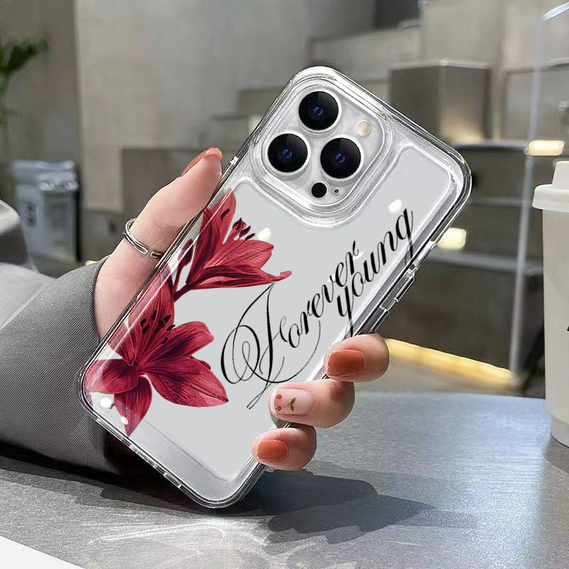 Burgundy Lily English Letter P - Phone Cases Xr Iphone ulasan dan harga