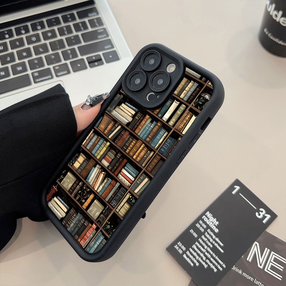 Book Shelf Creative Pattern Ph - Phone Cases Xr Iphone ulasan dan harga