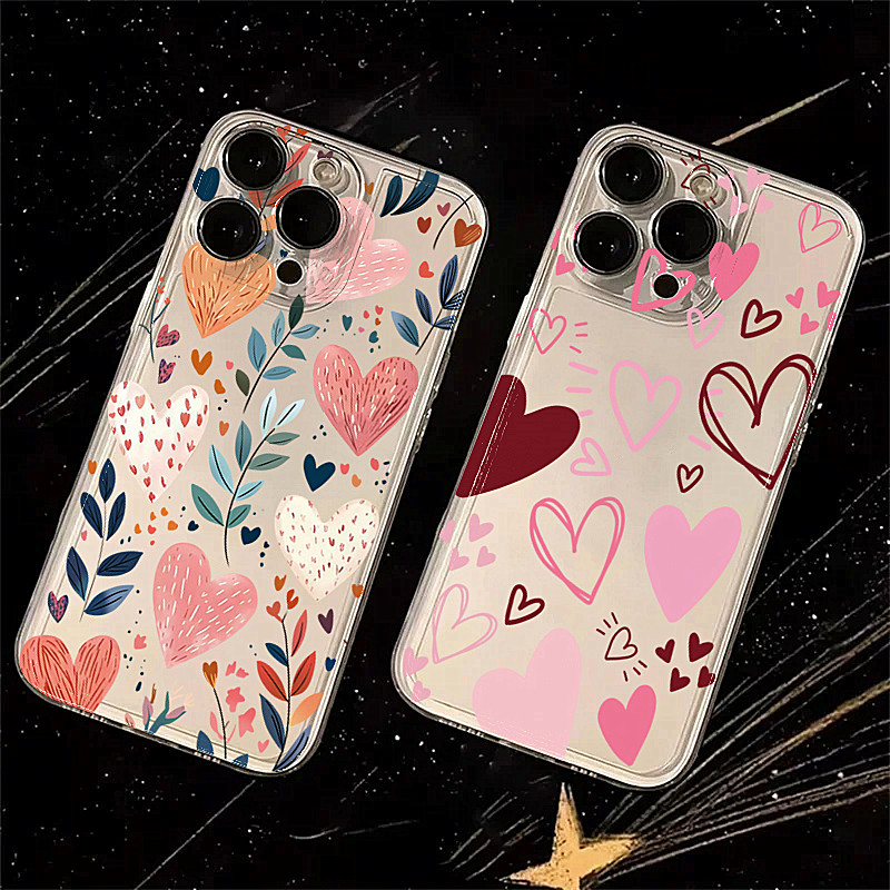 Silicone Love Heart Leaves Eye - Phone Cases Xr Iphone ulasan dan harga