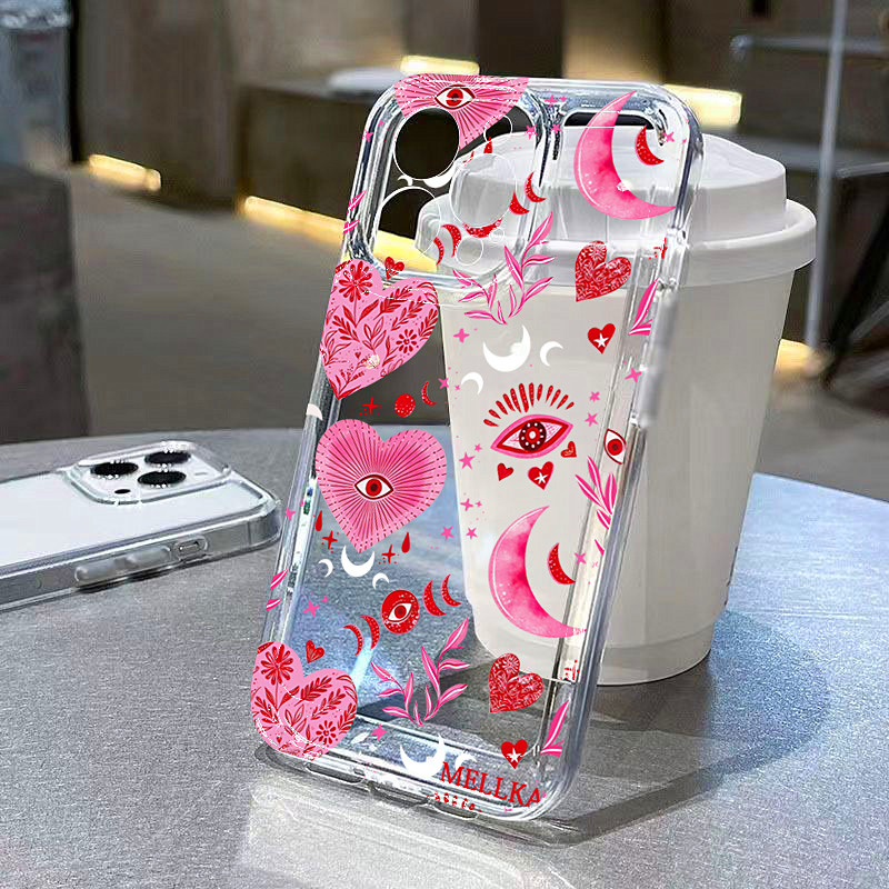Silicone Love Heart Leaves Eye - Phone Cases Xr Iphone ulasan dan harga