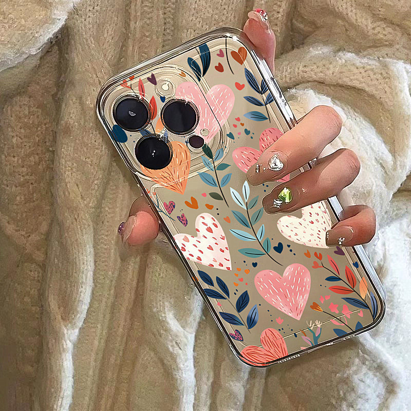 Silicone Love Heart Leaves Eye - Phone Cases Xr Iphone ulasan dan harga