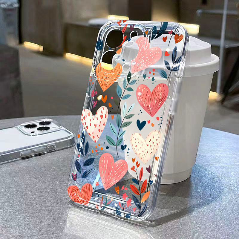 Silicone Love Heart Leaves Eye - Phone Cases Xr Iphone ulasan dan harga