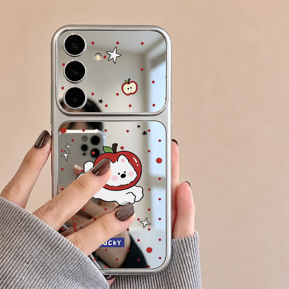 Make Up Mirror Cute Dog Phone  - Phone Cases Galaxy A16 5G ulasan dan harga