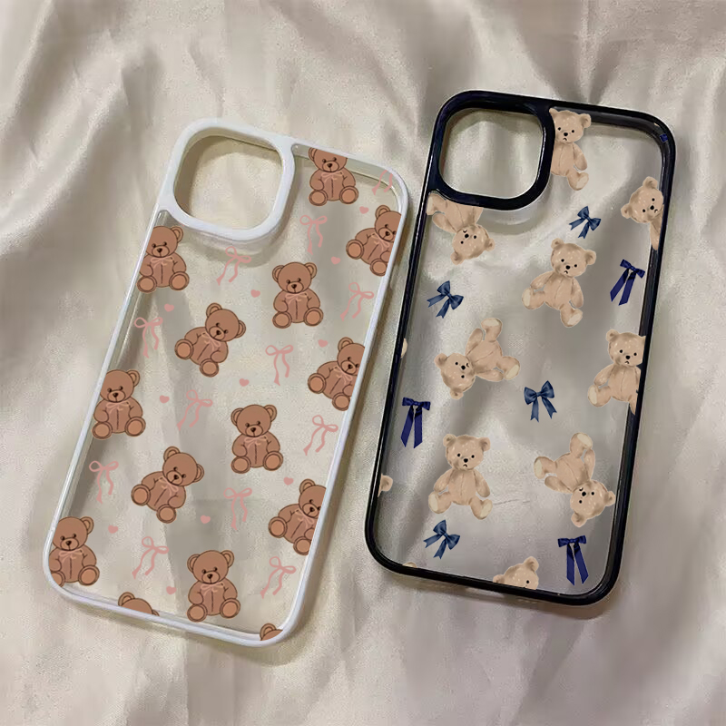 Cute Teddy Bear Bowknot Phone  - Phone Cases Galaxy A16 5G ulasan dan harga