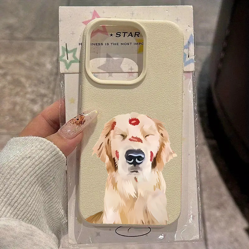 Cute Golden Retriever Red Lip  - Phone Cases Galaxy A16 5G ulasan dan harga