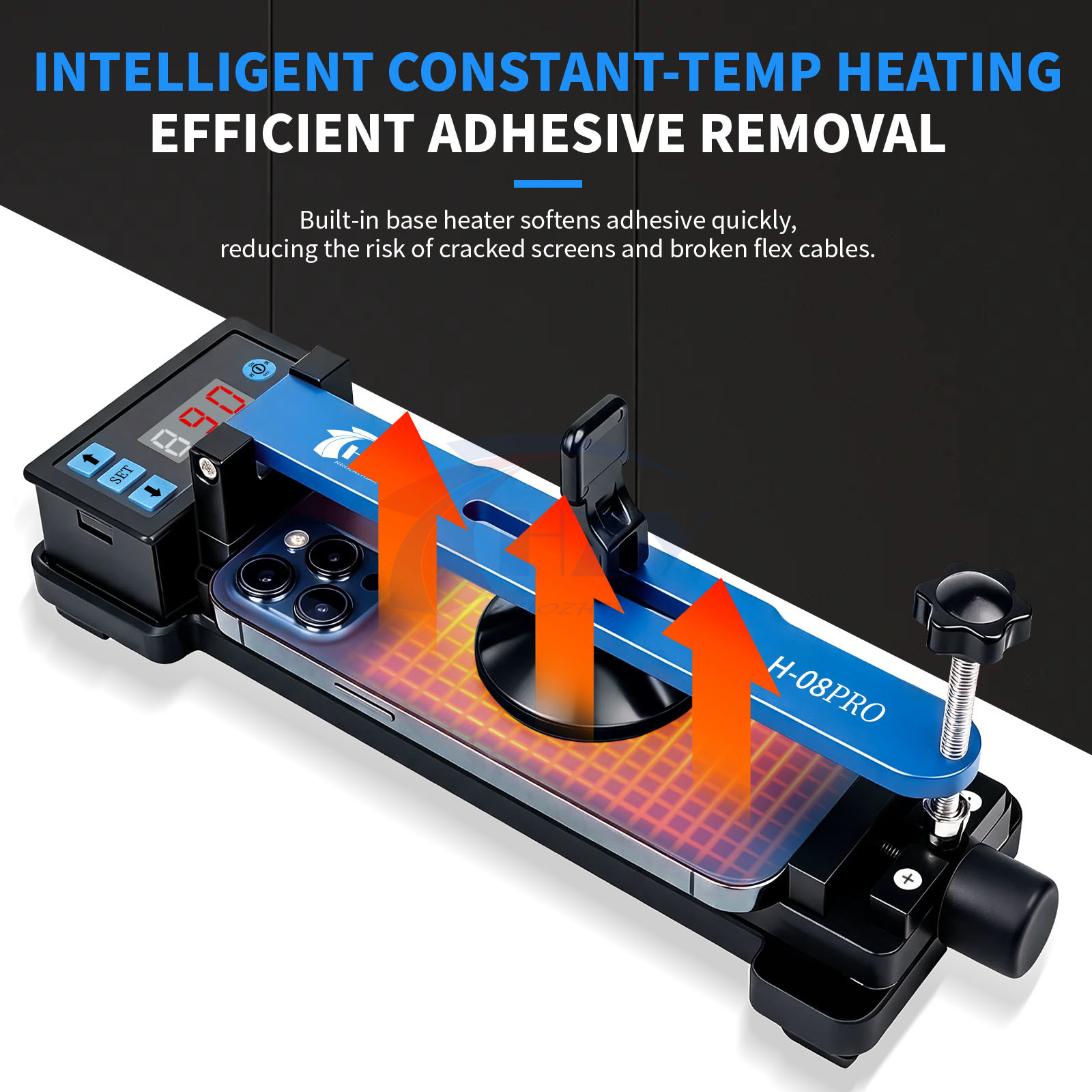 HZY H-08 PRO 150W Heating Scre - Phone Cases H&M ulasan dan harga