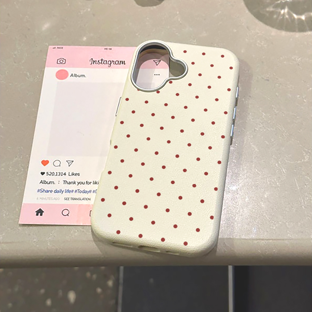 Ins Lovely Polka Dots Phone Ca - Phone Cases Xiaomi 15 ulasan dan harga