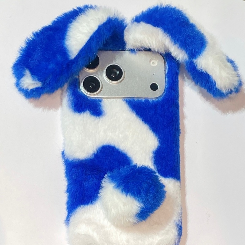 Cute Rabbit Design Fluffy Phon - Phone Cases For Iphone 16 ulasan dan harga
