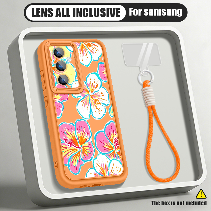 Flower Pattern Lanyard Phone C - Phone Cases Galaxy A16 5G ulasan dan harga